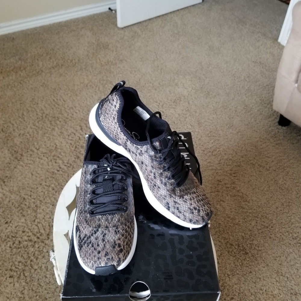 Jessica Simpson Python Fabric Tennis Shoes